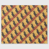 Papier Cadeau Copie d'art de Le Chat Noir (Plat)