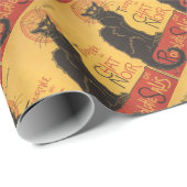 Papier Cadeau Copie d'art de Le Chat Noir (Coin rond)
