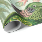 Papier Cadeau Copie d'art d'Ernst Haeckel : Trochilidae (Coin rond)