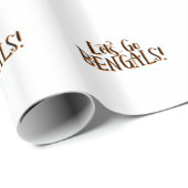 Papier Cadeau Copie de Bengals (Coin rond)