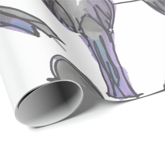 Papier Cadeau Copie de copains de pigeon (Coin rond)