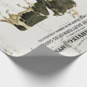Papier Cadeau Copie de ferme de vache laitière (Coin)