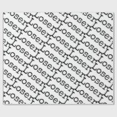 Papier Cadeau Copie de perdant (Plat)