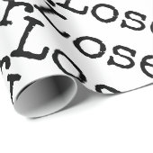 Papier Cadeau Copie de perdant (Coin rond)