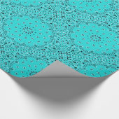 Papier Cadeau Copie de tissu d'écharpe de Bandana de Paisley de (Coin)