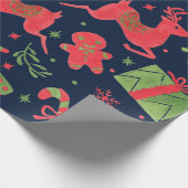 Papier Cadeau Copie de vacances de décembre (Coin)