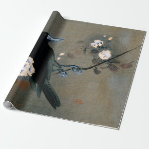 Papier Cadeau Copie japonaise vintage de bois de graveur de