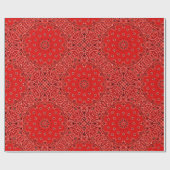Papier Cadeau Copie occidentale rouge d'écharpe de Bandana de (Plat)