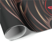 Papier Cadeau Coq de boîte (Coin rond)