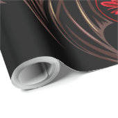 Papier Cadeau Coq de boîte (Coin rond)