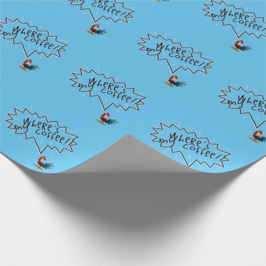 Papier Cadeau Coq de café (Coin)