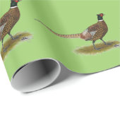 Papier Cadeau Coq de faisan (Coin rond)