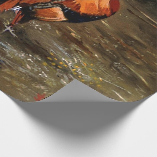 Papier Cadeau Coq/Gaulois/Rooster (Coin)