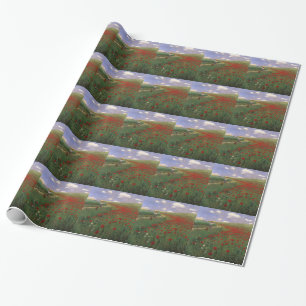 Papier Cadeau Coquelicots dans le champ SZINYEI MERSE, Pál fleur