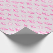 Papier Cadeau Coques roses (Coin)