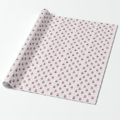 Papier Cadeau Coquette Bow & Cherry Saint-Valentin (Déroulé)