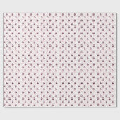 Papier Cadeau Coquette Bow & Cherry Valentine's Day (Plat)