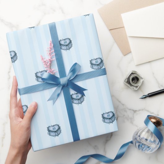 Papier Cadeau Coquette Heart Birthday Cake (Cadeaux)