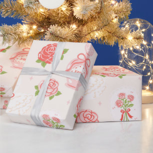 Papier Cadeau Coquette Valentine