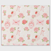 Papier Cadeau Coquette Valentine (Plat)