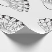 Papier Cadeau Coquillage décoratif