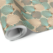 Papier Cadeau Coquillages (Coin rond)