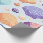 Papier Cadeau Coquillages Colorés (Coin)