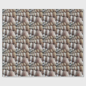 Papier Cadeau Coquillages D'Été Oblong, Saison D'Été (Plat)