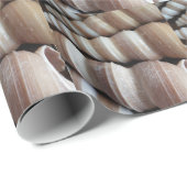 Papier Cadeau Coquillages D'Été Oblong, Saison D'Été (Coin rond)