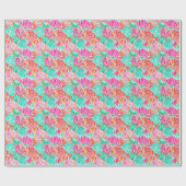 Papier Cadeau Coquillages tropicaux de Palm Beach (Plat)