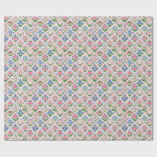 Papier Cadeau Coquille florale (Plat)