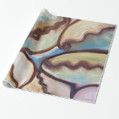 Papier Cadeau Coquilles de cauri (Déroulé)