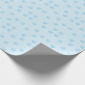 Papier Cadeau Coquilles Saint-Jacques Contour Minimalisme (Coin)