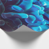 Papier Cadeau Corail bleu (Coin)