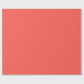 Papier Cadeau  Corail (couleur solide)  (Plat)