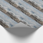 Papier Cadeau Corail et vagues (Coin)