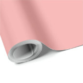 Papier Cadeau Corail rose (Coin rond)