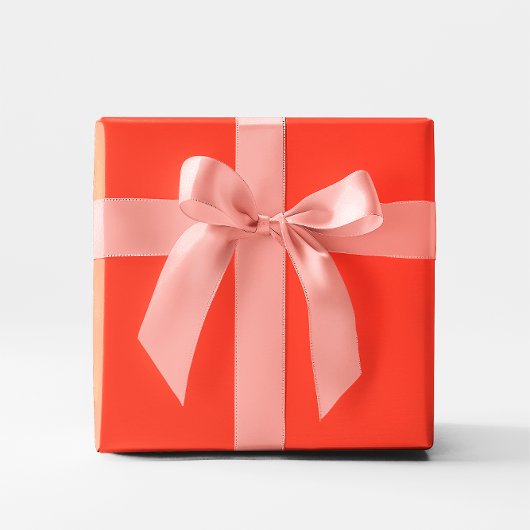 Papier Cadeau Corail rouge