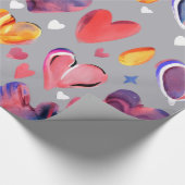 Papier Cadeau Corazones Abstractos (Coin)