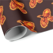 Papier Cadeau Corbeau (Coin rond)