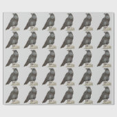 Papier Cadeau Corbeau (Plat)