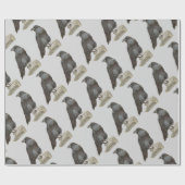Papier Cadeau Corbeau (Plat)