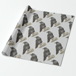Papier Cadeau Corbeau