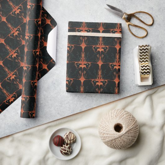 Papier Cadeau Corbeaux d'automne (Artisanat)