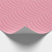Papier Cadeau Corbeille perlée rose et blanche (Coin)