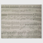 Papier Cadeau Cordes et arpèges (Plat)