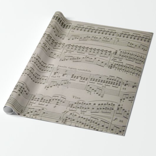 Papier Cadeau Cordes et arpèges (Déroulé)