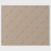 Papier Cadeau Cordes Nautiques (Plat)