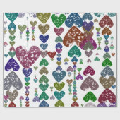 Papier Cadeau Cordes sensibles (Plat)