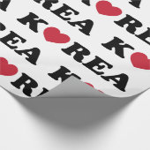 Papier Cadeau Corée amour coeur (Coin)